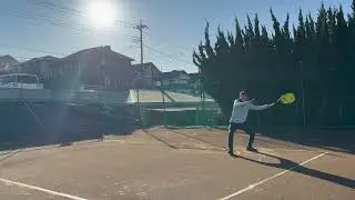 2026.1.14 朝練(樋尾コーチの球出し)