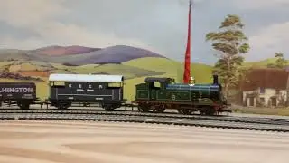 HORNBY SECR H CLASS WITH GOODS SHORT RUNNING SESSION
