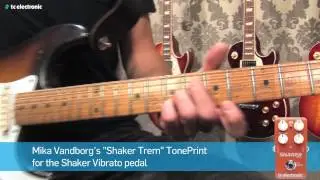 Mika Vandborg (Electric Guitars) demoes his 