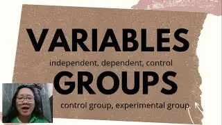 TYPES OF VARIABLES AND GROUPS