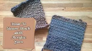 How to Block Acrylic with Steam :: by Babs at MyFieryPhoenix