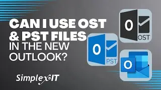 Can I Use OST and PST Files in the New Outlook?