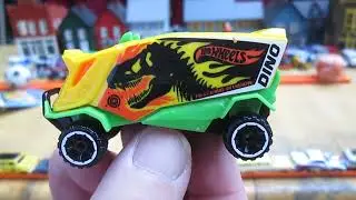 Aero Pod Hot Wheels Dino Riders Toy Truck Unboxing and Review - Dinosaur Tracking Division Vehicle