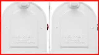 Architectural Mailboxes 7900W-10 MB2 Post Mount Mailbox, Large, White