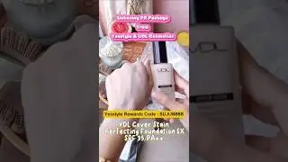 Unboxing PR package from VDL Cosmetics. VDL Cosmetics Stain Perfecting Foundation Review. #unboxing
