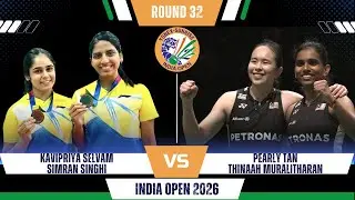 Selvam/Singhi (IND) vs Pearly TAN/THINAAH Muralitharan (MAS) | India Open Badminton 2026