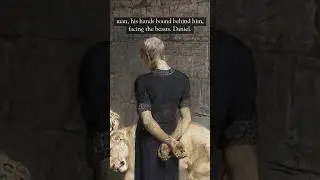 The lions... were afraid of HIM. #ArtHistory #Shorts