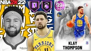 DARK MATTER KLAY THOMPSON GAMEPLAY! SHOULD YOU LOCK IN THE SET FOR THIS CARD IN NBA 2K22 MyTEAM?