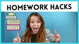 HOW TO GET ALL OF YOUR HOMEWORK DONE AT SCHOOL (homework tips for high school students THAT WORK!)