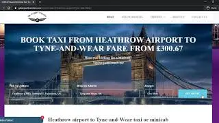 How To Book Cheap Taxi From Heathrow Airport To Tyne And Wear