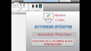 Inventor Practice No 2 Plummer block Part Diagram Introduction