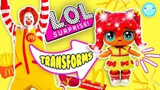 McDonalds LOL Surprise Doll Custom DIY | Glam Glitter Dolls Tutorial | Happy Meal Toy