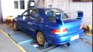Impreza Type RA dyno