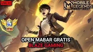 LIVE MOBILE LEGENDS OPEN MABAR GRATIS PUSH RANK