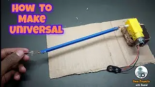 How to make universal joint for Rc Truck with old motor | Gear Project with Danial
