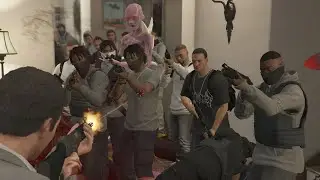 GTA 5 - Michael's shootout epic battle compilation