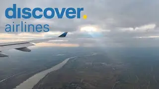 Discover Airlines A330-300 approach and landing in Frankfurt (FRA)