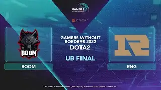 BOOM vs RNG - Map 3 - Gamers Without Borders - Dota 2 - UB Final - Asia - EN