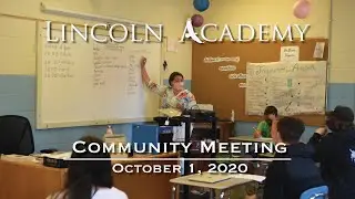 Virtual Community Meeting Oct 1 2020