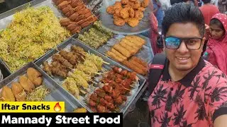Mannady Iftar Street Food Vlog 2023 | 25+ Varieties | Angappa Naicken Street