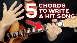 5 CHORDS TO WRITE A HIT SONG - Easy Guitar Chords GuitarZero2Hero 🎸