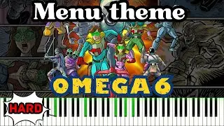 Omega 6 The Video Game - Menu Theme - Piano Tutorial