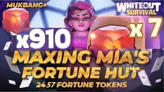💥910 огненных кристаллов за 1 раунд! 🔥✨ МАКСИМАЛЬНОЕ СОСТОЯНИЕ ХИЖИНЫ МИИ 🏰💎 Выживание в снежной ...