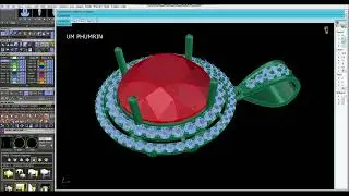 How To Design A Ring With Matrix 8 Gemvision 311 #umphumrin #jewelrydesign #trending