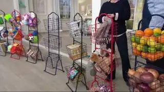 Cook's Essentials 3-Tier Wire Basket Rack on QVC