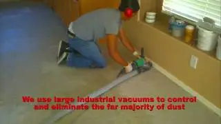 Clean Floor Prep For Tile Installation, Chandler Arizona.