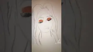 Makeup glam drawing #art #drawing