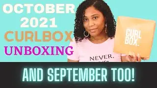 October 2021 CurlBox Unboxing