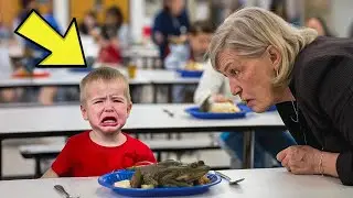 Dad Visits Son at School, Sees What Lunch He Is Served, and Calls 911
