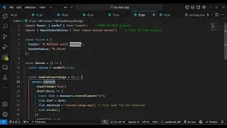 Build a React.js Project to Export Canvas to PNG or JPG Image Using react-sketch-canvas in JSX