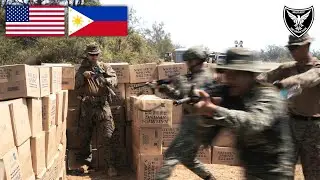 Морские пехотинцы США проводят двустороннюю тренировку CQB с филиппинскими морскими пехотинцами