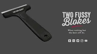Clean glass with minimal effort, thanks to a razor-sharp premium quality Glass Scraper.