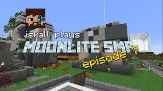 Moonlite SMP Iskall - EP7 - Etho Tribute, Building Death Games