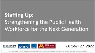 Staffing Up: Launch of the Public Health Workforce Calculator