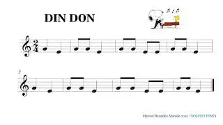 DIN DON  (Notas Sol y Mi)