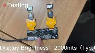 High Luminance 0.72 Inch Micro OLED Display