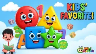 Learn ABCs, Numbers, Colors & Shapes | Best Learning Video for Kids