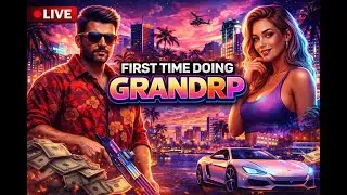 Yeh GTA 6 Hai Kya?! 😱 | GrandRP | First RP Experience | LIVE!!!! 🔴