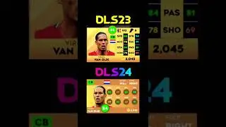 DLS 23vs24 player ratings #playerratings #football #dreamleaguesoccer #dls #viral #shorts #subscribe
