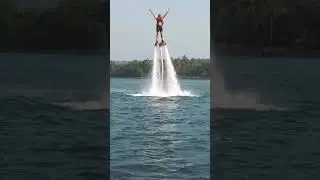 Fly board goa water sport 1st time in India.
