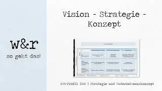 BWZ 3 Umsetzung unt  Ideen - #1 Unternehmenskonzept