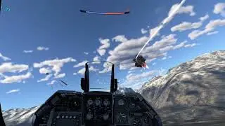 A couple F16-A Simulator mode Dogfights