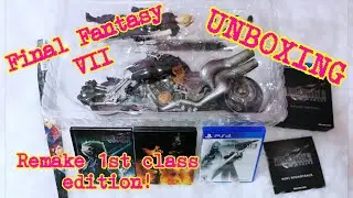 Final Fantasy VII Remake 1st class edition Unboxing (Collector's Edition)