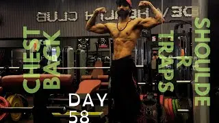 60 min Upper Body Workout (Chest, Shoulder, Back & Traps) Fat Loss Muscle Building Workout Day58