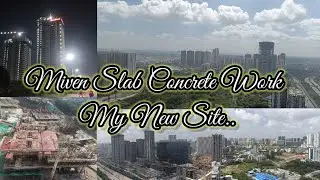 mivan slab concrete work | wall and slab casting| my new site 31 floor top view @ikimad #viralvideo