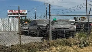 New Arrivals Waiting to Hit the yard at Ipullupull Junkyard in Stockton California